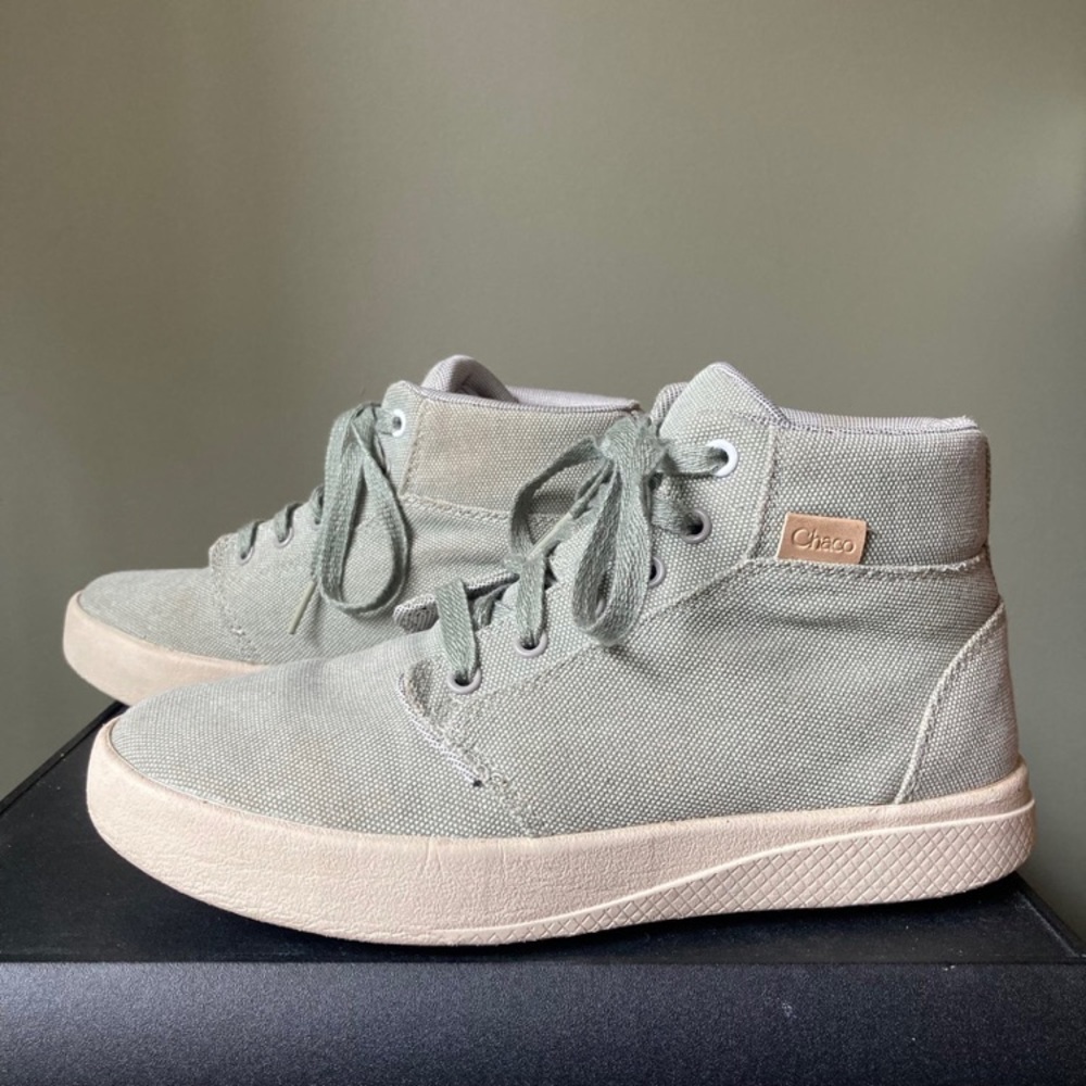 Chaco | Ojai Women’s Mid-Top Sneakers Shoes Seagrass Green